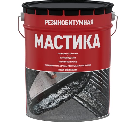 Мастика резинобитумная СТАРТ 21,5л/19кг 4607952908741 1