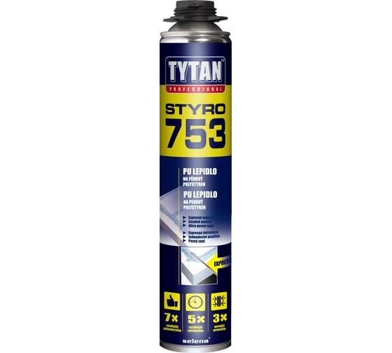 Клей для пенополистирола Tytan Professional Styro 753 O2 750 мл 7512
