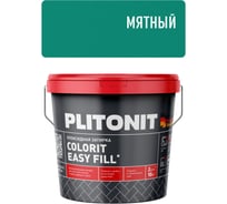 Затирка эпоксидная PLITONIT Colorit EasyFill, мятный, 2 кг Н010421