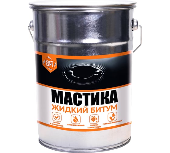 Мастика битум жидкий ВИТ 4 кг 6134 1