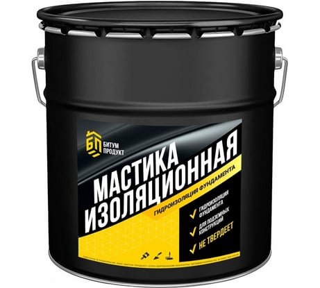 Мастика битумная изоляционная БИТУМ ПРОДУКТ 15 кг BP-003