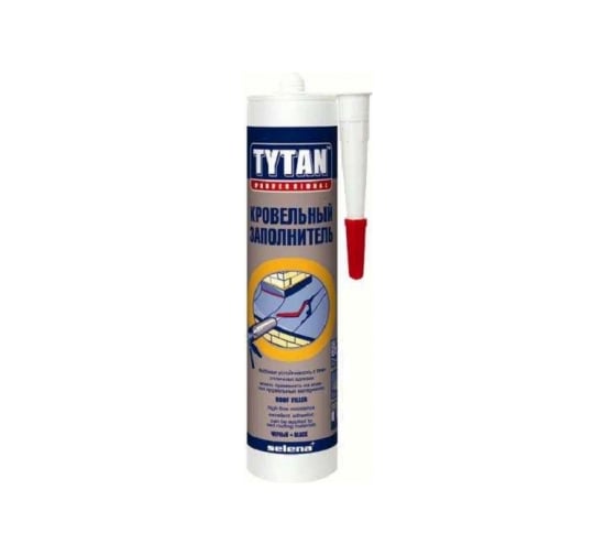 Герметик для кровли Tytan Professional черный 310 мл 7532 1