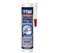 Силиконовый герметик для акриловых ванн и ПВХ Tytan Professional белый 310 мл 7739