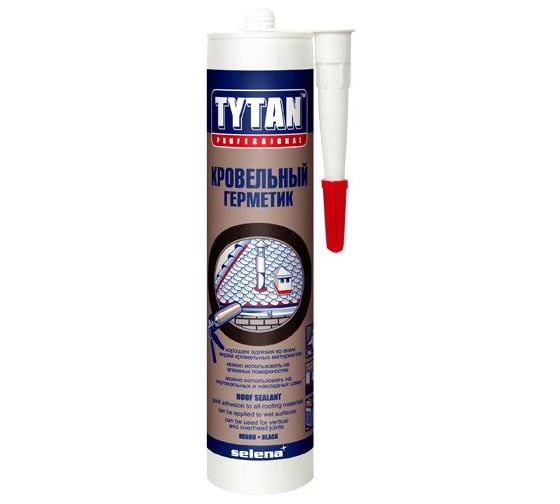Кровельный каучуковый герметик Tytan Professional красный 310 мл 7872