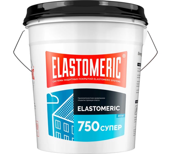 Акриловая финишная кровельная мастика белая Elastomeric 750 SUPER, 20 кг Elastomeric Systems 750_super_20kg