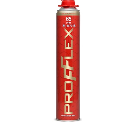Пена монтажная PROFFLEX PRO 65л Plus (зима) 70114