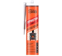 Силикатный герметик Sila Pro для печей +1500C красно-коричневый, 280мл SPRB_1500_280