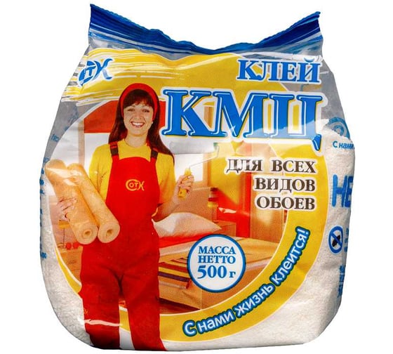 Клей для обоев КМЦ 500 г 4607133680053
