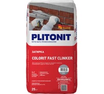 Затирка PLITONIT Colorit Fast Clinker, графит Н008813