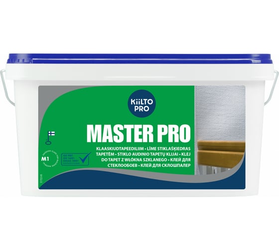 Готовый усиленный клей для обоев KIILTO MASTER PRO 15 л T1954.015