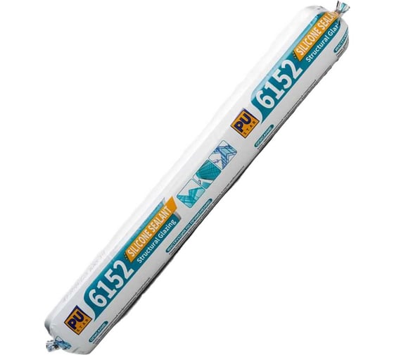 Клей-герметик структурный силиконовый PUStar 6152 черный, 590 мл SG-6152-B 1