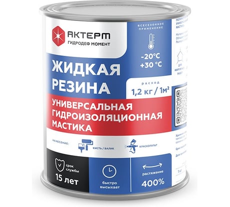 Гидроизоляция ГидроДеф Момент 1 кг АКТЕРМ 908083043