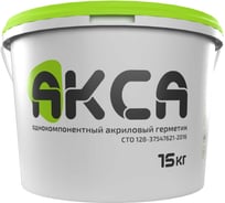 Герметик АКСА ведро 15кг белый СТО 128-37547621-2016 для локальной ремонта деформационных швов панельного домостроения RM000008915