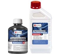 Гидроизоляция полимочевина АКТЕРМ ПРО Макс, прозрачная, 1,64 кг (1 кг основа компонент А + 0,64 кг отвердитель компонент B). 908033501