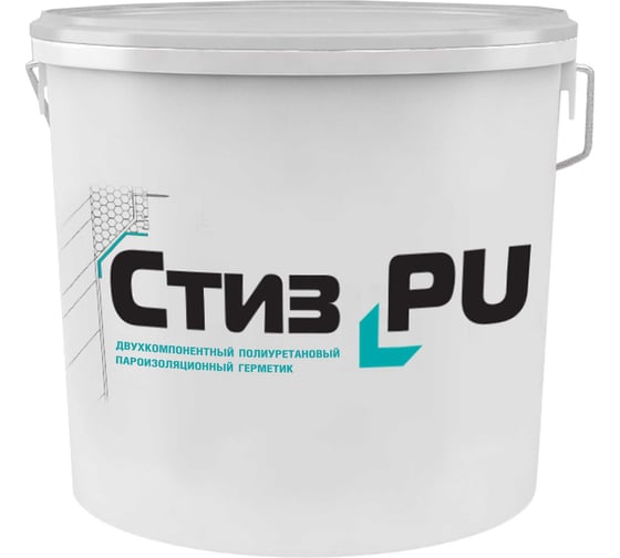 Двухкомпонентный полиуретановый пароизоляционный герметик СТИЗ PU 6,6 кг СТО 151-37547621-2020 для монтажа окон RM000006479 1