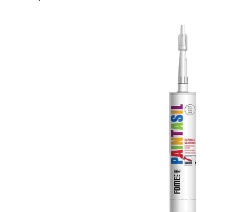 Окрашиваемый герметик Fome Flex Paintasil, белый, 300 мл 01-4-2-025