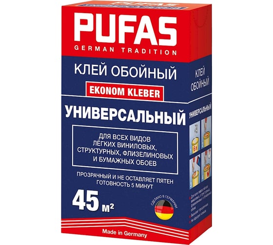 Универсальный клей PUFAS (45 кв.м; 300 г) 022012092 1