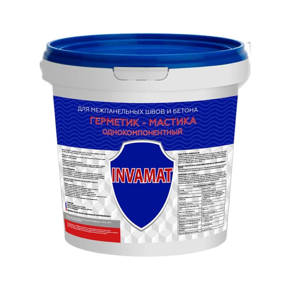 Герметик для межпанельных швов и бетона INVAMAT белый, 7 кг 1127 ...