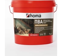 ПВА-клей столярный Homakoll D3 бутылка 1кг ПВА К столяр-D3-01-19