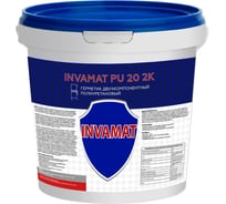 Двухкомпонентный полиуретановый герметик INVAMAT 2K PU-20 белый, 16 кг 1080