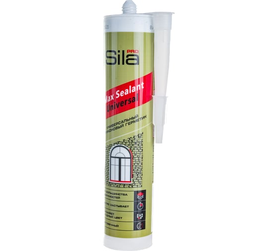 Силиконовый универсальный герметик Sila PRO Max Sealant черный, 280 г US2808