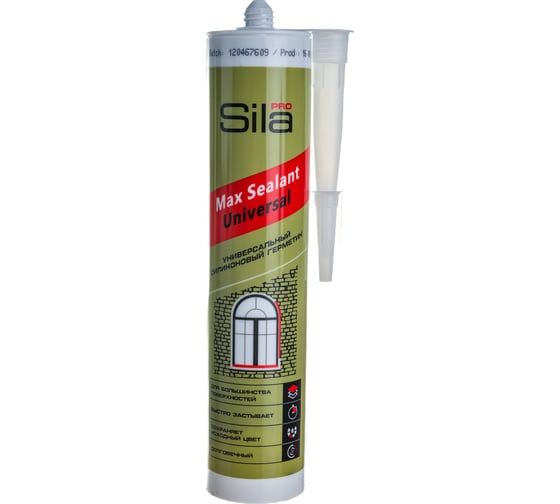 Силиконовый универсальный герметик Sila PRO Max Sealant, коричневый, 280 мл US2809