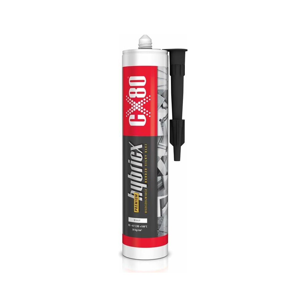 Клей герметик полиуретановый черный CX80 HYBRICX PREMIUM 290 мл 350 ...