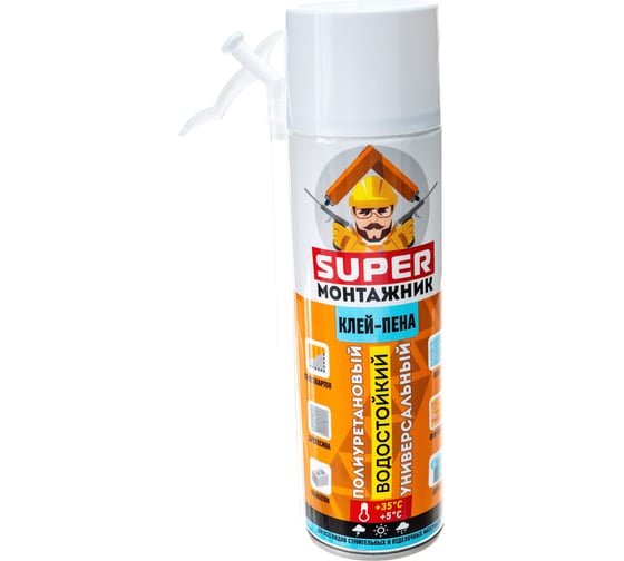 Клей-пена SUPER МОНТАЖНИК MINI бытовая SM52W9