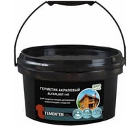 Герметик для защиты торцов Alfaplast -140, цвет Тик, ведро 3 л (3 кг) 4627176172377