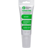 Силиконовый санитарный герметик MASTERTEKS Profimaster, 40 мл, белый 279685