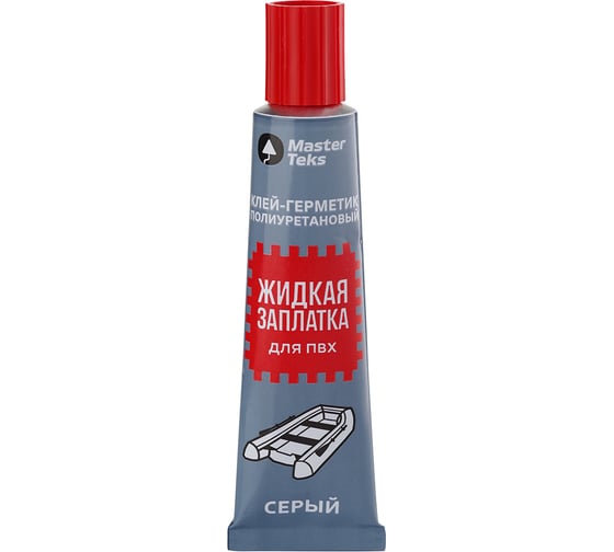 Полиуретановый клей-герметик MASTERTEKS Жидкая заплатка, 40 мл, серый 279691 1