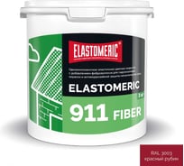 Гидроизоляционная мастика для сложных узлов и примыканий с фиброволокном Elastomeric Systems Elastomeric 911 Fiber 3 кг красный-рубин fiber_3003_3kg
