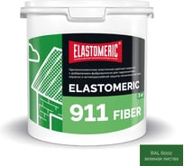 Гидроизоляционная мастика для сложных узлов и примыканий с фиброволокном Elastomeric Systems Elastomeric 911 Fiber 3 кг зеленая-листва fiber_6002_3kg