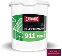 идроизоляционная мастика для сложных узлов и примыканий с фиброволокном Elastomeric Systems Elastomeric 911 Fiber 6 кг винно-красный fiber_3005_6kg