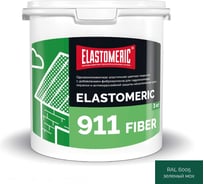 Гидроизоляционная мастика для сложных узлов и примыканий с фиброволокном Elastomeric 911 Fiber 3 кг зеленая Elastomeric Systems fiber_6005_3kg