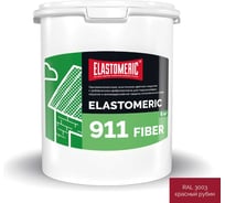 Гидроизоляционная мастика для сложных узлов и примыканий с фиброволокном Elastomeric 911 Fiber 6 кг красный-рубин Elastomeric Systems fiber_3003_6kg