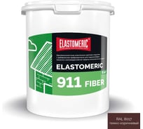 Гидроизоляционная мастика для сложных узлов и примыканий с фиброволокном Elastomeric 911 Fiber 6 кг коричневая Elastomeric Systems fiber_8017_6kg