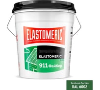 Гидроизоляционная мастика для сложных узлов и примыканий с фиброволокном Elastomeric 911 Файбер 20 кг зеленая-листва Elastomeric Systems fiber_6002_20kg