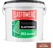 Гидроизоляционная мастика для сложных узлов и примыканий с фиброволокном Elastomeric 911 Файбер 10 кг терракотовый Elastomeric Systems fiber_8004_10kg