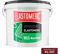 Гидроизоляционная мастика для сложных узлов и примыканий с фиброволокном Elastomeric 911 Файбер 10 кг винно-красный Elastomeric Systems fiber_3005_10kg