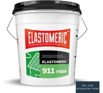 Гидроизоляционная мастика для сложных узлов и примыканий с фиброволокном Elastomeric 911 Fiber 20 кг темно-серая Elastomeric Systems fiber_7016_20kg