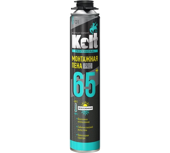 Профессиональная монтажная пена 65+ всезезонная KOLT K90U65+
