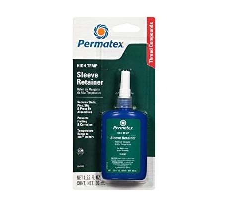 Компаунд для монтажа гильз и цилиндровых деталей Permatex (термостойкий; 36 мл) 64040
