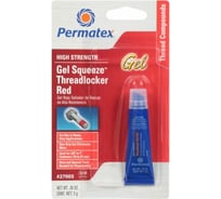 Фиксатор резьбы сильной фиксации Permatex (красный; гель; 5 г) 27005