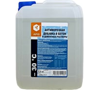 Антиморозная добавка в бетон APIS (-30 градусов; канистра; 5,5 кг) 4665296517005