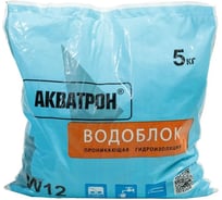 Проникающая гидроизоляционная смесь АКВАТРОН ВОДОБЛОК, 5 кг 90290