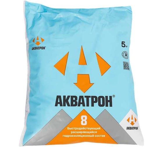 Сухая смесь АКВАТРОН -8 (Гидропломба) 5кг 90030 1