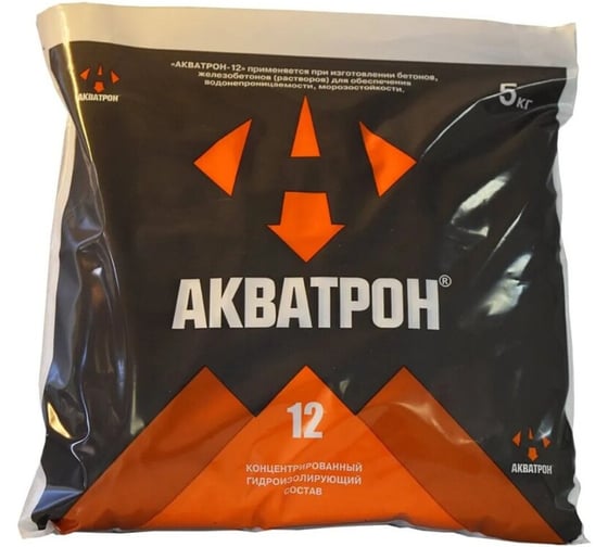 Добавка концентрат гидроизоляционная, проникающая, капиллярная Акватрон «-12» 5кг 90054 1