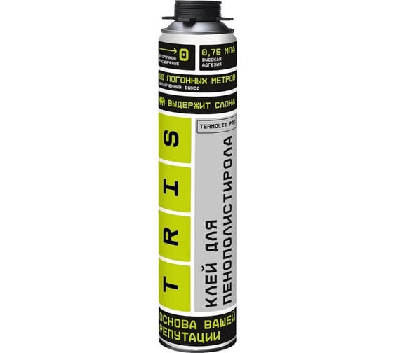 Клей для пенополистирола профессиональный TriS Termolit PRO 1000 мл КП005 1