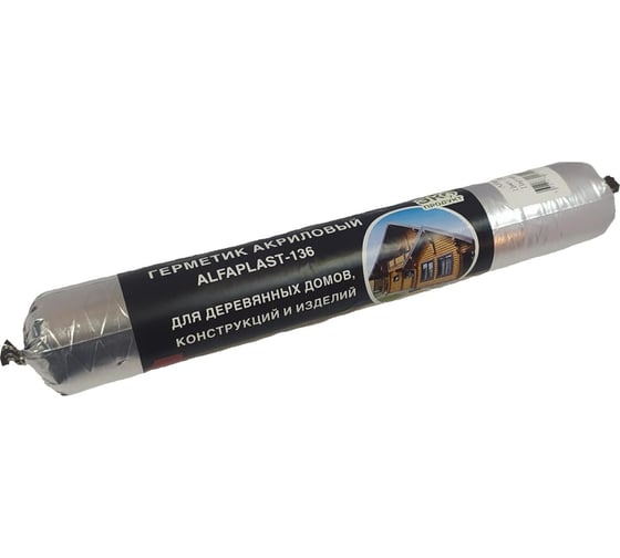 Герметик Alfaplast -136 Ель, файл-пакет 600 мл 4687207011532 1